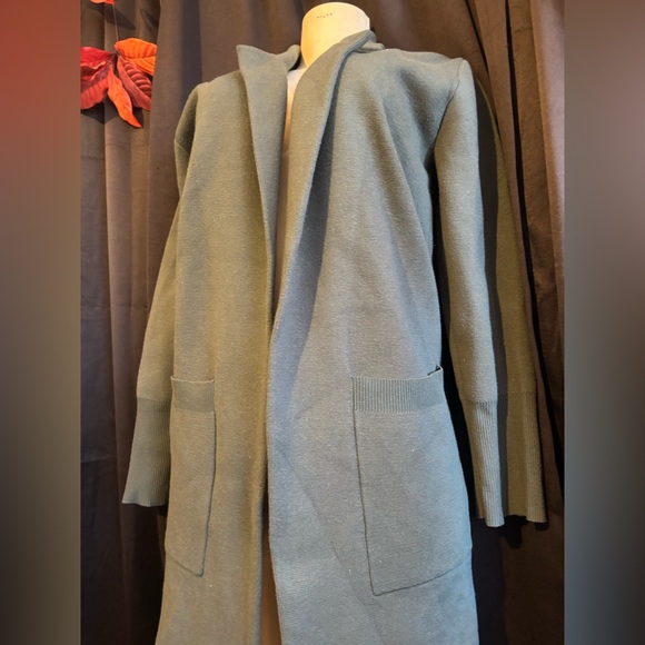 💚Stylish Green Long Cardigan💚box #4 - Picture 5 of 11